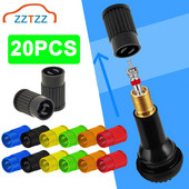 10/20 buc. Capace din plastic pentru tija de supapă a anvelopei, instrument de îndepărtare a miezului de supapă încorporat, capac universal pentru mașini, biciclete și motociclete