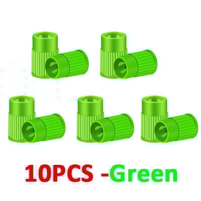 10/20 buc. Capace din plastic pentru tija de supapă a anvelopei, instrument de îndepărtare a miezului de supapă încorporat, capac universal pentru mașini, biciclete și motociclete