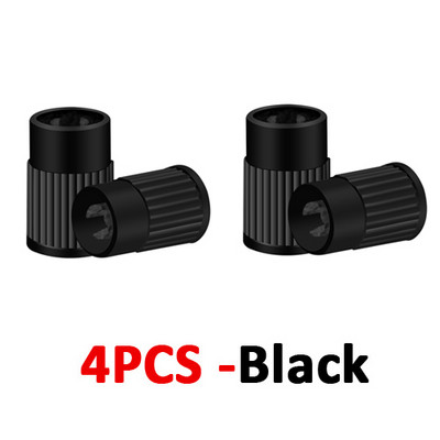 10/20 buc. Capace din plastic pentru tija de supapă a anvelopei, instrument de îndepărtare a miezului de supapă încorporat, capac universal pentru mașini, biciclete și motociclete