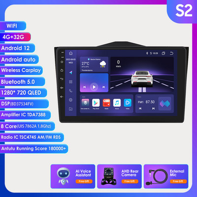 2din Android 12 Car Radio Multimedia Video Player για LADA BA3 Granta 2018 2019 GPS Navigation Stereo 4G WiFi Carplay Autoradio