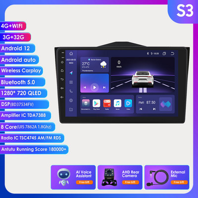 2din Android 12 Car Radio Multimedia Video Player για LADA BA3 Granta 2018 2019 GPS Navigation Stereo 4G WiFi Carplay Autoradio