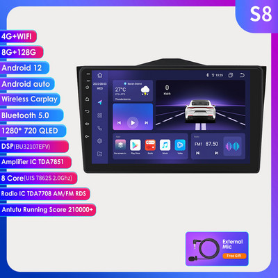 2din Android 12 Car Radio Multimedia Video Player για LADA BA3 Granta 2018 2019 GPS Navigation Stereo 4G WiFi Carplay Autoradio