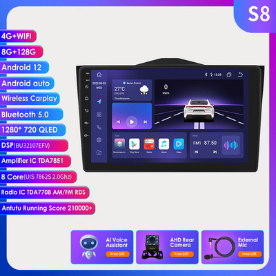 2din Android 12 Car Radio Multimedia Video Player για LADA BA3 Granta 2018 2019 GPS Navigation Stereo 4G WiFi Carplay Autoradio