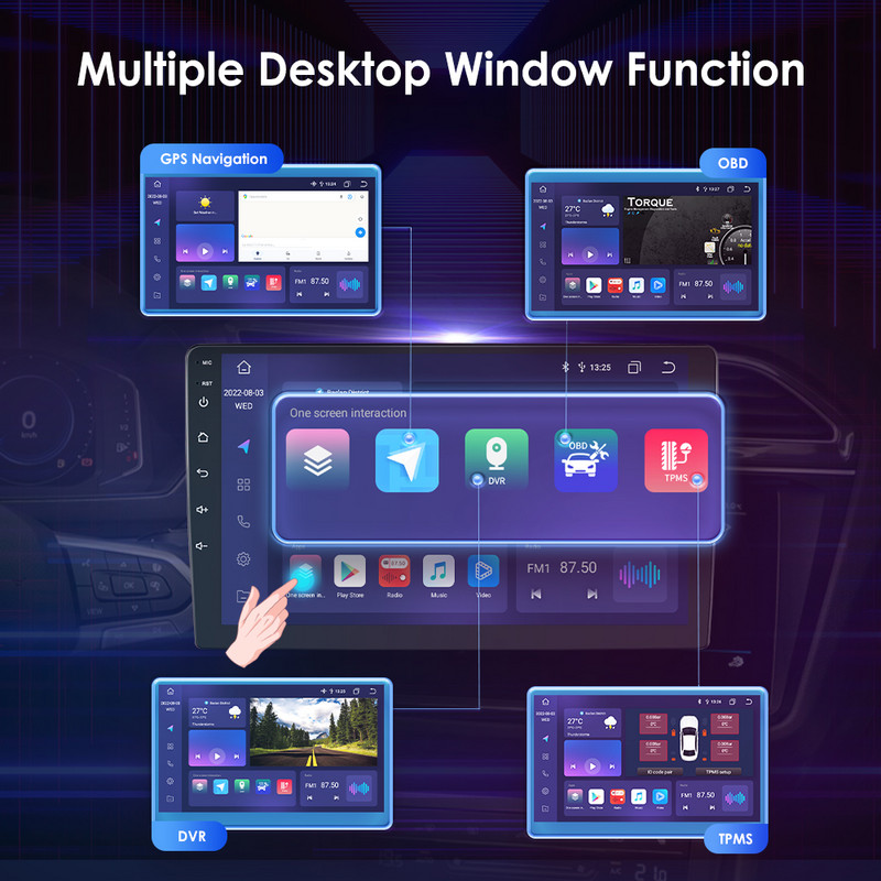 2din Android 12 Car Radio Multimedia Video Player για LADA BA3 Granta 2018 2019 GPS Navigation Stereo 4G WiFi Carplay Autoradio