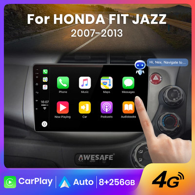 AWESAFE PX9s За HONDA FIT JAZZ 2007 - 2013 Android Радио за кола Автомобилни видео плейъри CarPlay Android Auto GPS No 2 din 2din DVD