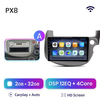 AWESAFE PX9s pentru HONDA FIT JAZZ 2007 - 2013 Android Auto Radio Playere video auto CarPlay Android Auto GPS No 2 din 2din DVD