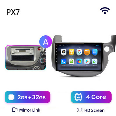 AWESAFE PX9s pentru HONDA FIT JAZZ 2007 - 2013 Android Auto Radio Playere video auto CarPlay Android Auto GPS No 2 din 2din DVD