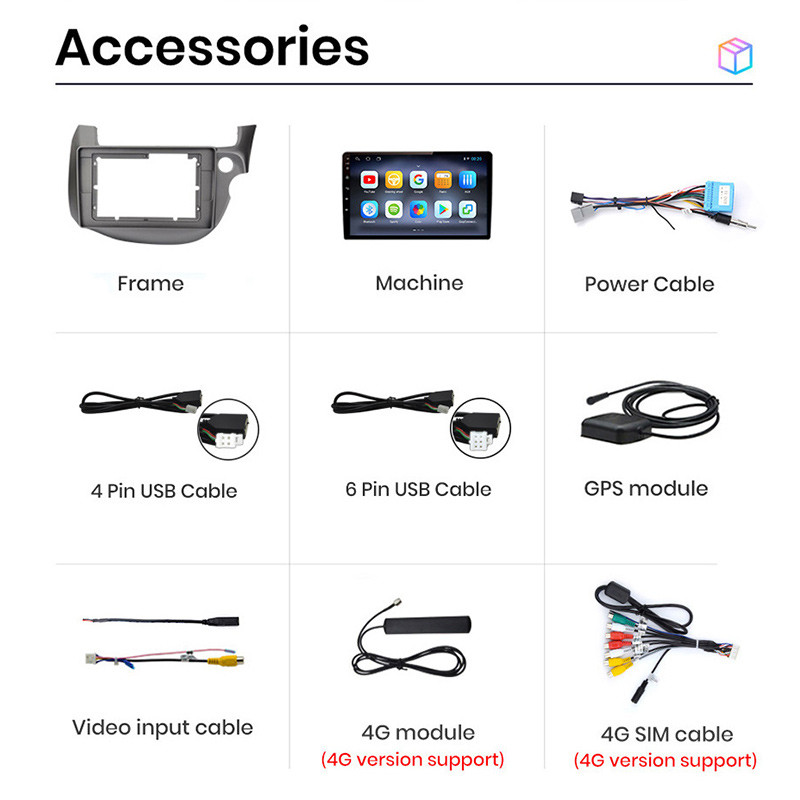 AWESAFE PX9s pentru HONDA FIT JAZZ 2007 - 2013 Android Auto Radio Playere video auto CarPlay Android Auto GPS No 2 din 2din DVD