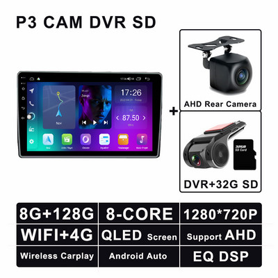 9" Android 11 Автомобилно радио GPS Мултимедия Видео Стерео за Toyota COASTER 2015 Навигационен плейър Поддръжка Bluetooth 4G LTE WIFI DSP