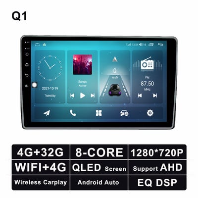 9" Android 11 Автомобилно радио GPS Мултимедия Видео Стерео за Toyota COASTER 2015 Навигационен плейър Поддръжка Bluetooth 4G LTE WIFI DSP