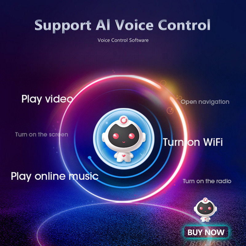 Radio auto Podofo 2 Din Android Autoradio AI Voice Carplay pentru BMW Seria 1 2008-2012 WIFI GPS 4G Player Video Multimedia DSP