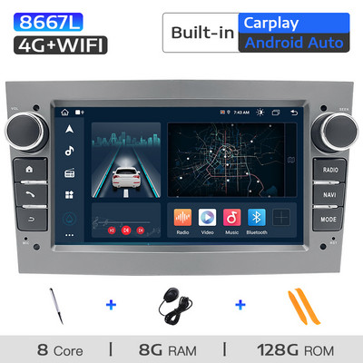 2din Android 11 autostereo Opel Vectra C Zafira B Corsa DC Astra HG Jvivaro Meriva raadio multimeedia GPS-navigatsioonipeaseadme jaoks