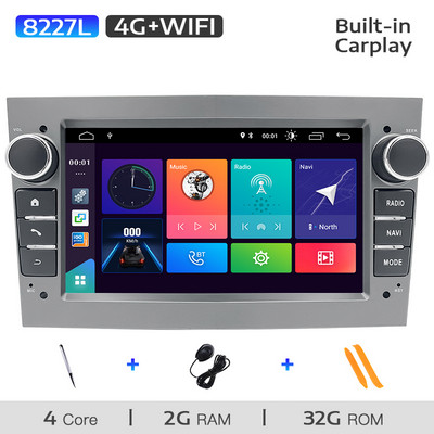 2din Android 11 autostereo Opel Vectra C Zafira B Corsa DC Astra HG Jvivaro Meriva raadio multimeedia GPS-navigatsioonipeaseadme jaoks