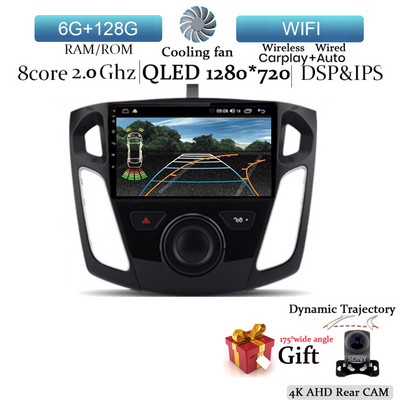 Android 12 pentru Ford Focus 3 2011 -2019 Radio auto Multimedia Player Video Navigatie GPS NO 2 Din DVD Octa-Core DSP 4G 128GB
