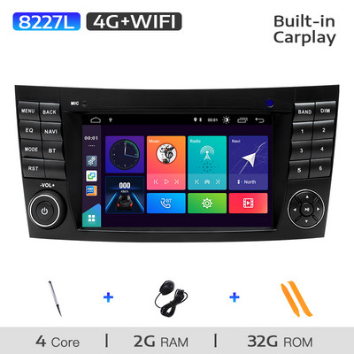 AutoRadio 2 din Android 11 pentru Mercedes Benz Clasa E W211 E200 E220 E300 E350 E240 E280CLSCLASS W219 Unitate principală stereo multimedia