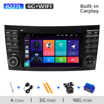 AutoRadio 2 din Android 11 pentru Mercedes Benz Clasa E W211 E200 E220 E300 E350 E240 E280CLSCLASS W219 Unitate principală stereo multimedia