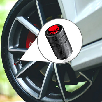 Нови капачки на стеблото на клапаните за автомобилни гуми със забавно лого Капак на въздушните капачки от алуминиева сплав, универсален за автомобили, велосипеди, камиони и мотоциклети