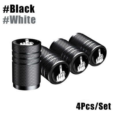 Capace de tijă a supapei anvelopei auto noi cu logo amuzant capac pentru capace de aer din aliaj de aluminiu, universal pentru mașini, biciclete, camioane și motociclete