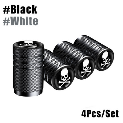 Capace de tijă a supapei anvelopei auto noi cu logo amuzant capac pentru capace de aer din aliaj de aluminiu, universal pentru mașini, biciclete, camioane și motociclete