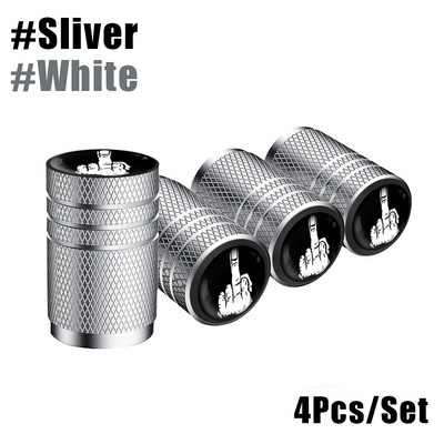 Capace de tijă a supapei anvelopei auto noi cu logo amuzant capac pentru capace de aer din aliaj de aluminiu, universal pentru mașini, biciclete, camioane și motociclete