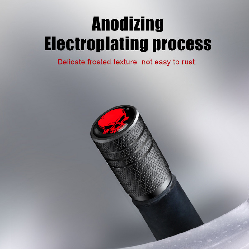 Capace de tijă a supapei anvelopei auto noi cu logo amuzant capac pentru capace de aer din aliaj de aluminiu, universal pentru mașini, biciclete, camioane și motociclete