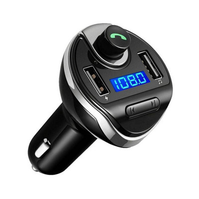 Automobilinis FM siųstuvas su Bluetooth suderinamas FM radijo adapteris MP3 grotuvas 3.1A USB įkroviklis Dvigubas USB greitas įkroviklis Automobiliniai priedai