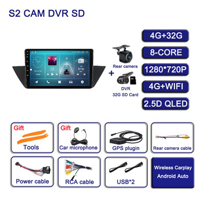 10.1-инчов Android 11 за BMW X1 E84 2009 - 2015 Автомобилно радио 4G плейър Мултимедия Стерео AHD Навигация GPS SWC BT RDS No 2din DSP