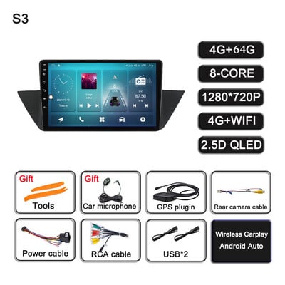 10.1-инчов Android 11 за BMW X1 E84 2009 - 2015 Автомобилно радио 4G плейър Мултимедия Стерео AHD Навигация GPS SWC BT RDS No 2din DSP