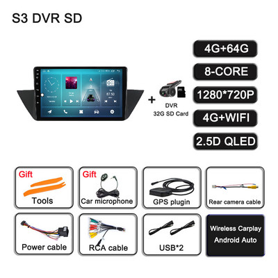 10.1-инчов Android 11 за BMW X1 E84 2009 - 2015 Автомобилно радио 4G плейър Мултимедия Стерео AHD Навигация GPS SWC BT RDS No 2din DSP