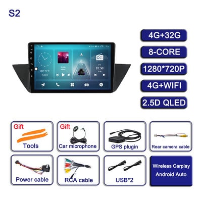 10.1-инчов Android 11 за BMW X1 E84 2009 - 2015 Автомобилно радио 4G плейър Мултимедия Стерео AHD Навигация GPS SWC BT RDS No 2din DSP