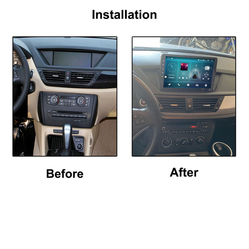 10.1-инчов Android 11 за BMW X1 E84 2009 - 2015 Автомобилно радио 4G плейър Мултимедия Стерео AHD Навигация GPS SWC BT RDS No 2din DSP