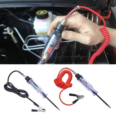 3-48 V DC Car Truck Voltage Circuit Tester Digital Display Long Probe Pen Light Bulb Automobile Diagnostic Tools Auto Repair
