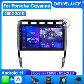 Develuck pentru Porsche Cayenne 2002-2010 Android 11 Radio auto Multimedia Player video Navigație GPS Carplay stereo DVD difuzoare