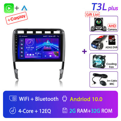 Develuck pentru Porsche Cayenne 2002-2010 Android 11 Radio auto Multimedia Player video Navigație GPS Carplay stereo DVD difuzoare