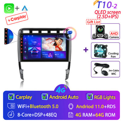 Develuck pentru Porsche Cayenne 2002-2010 Android 11 Radio auto Multimedia Player video Navigație GPS Carplay stereo DVD difuzoare