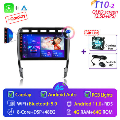 Develuck pentru Porsche Cayenne 2002-2010 Android 11 Radio auto Multimedia Player video Navigație GPS Carplay stereo DVD difuzoare