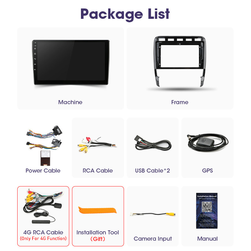 Develuck pentru Porsche Cayenne 2002-2010 Android 11 Radio auto Multimedia Player video Navigație GPS Carplay stereo DVD difuzoare