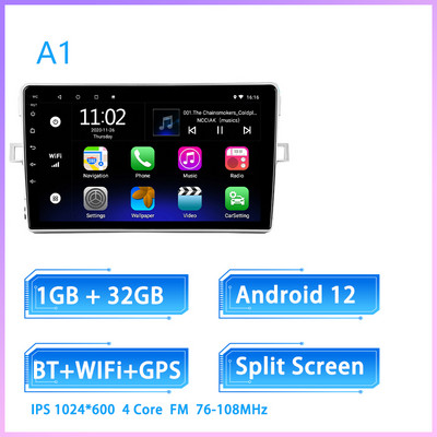 JIULUNET 8 jezgreni auto radio Android 12 za Toyotu Verso R20 2009 - 2018 Multimedijski player Navigacija Carplay AUTO