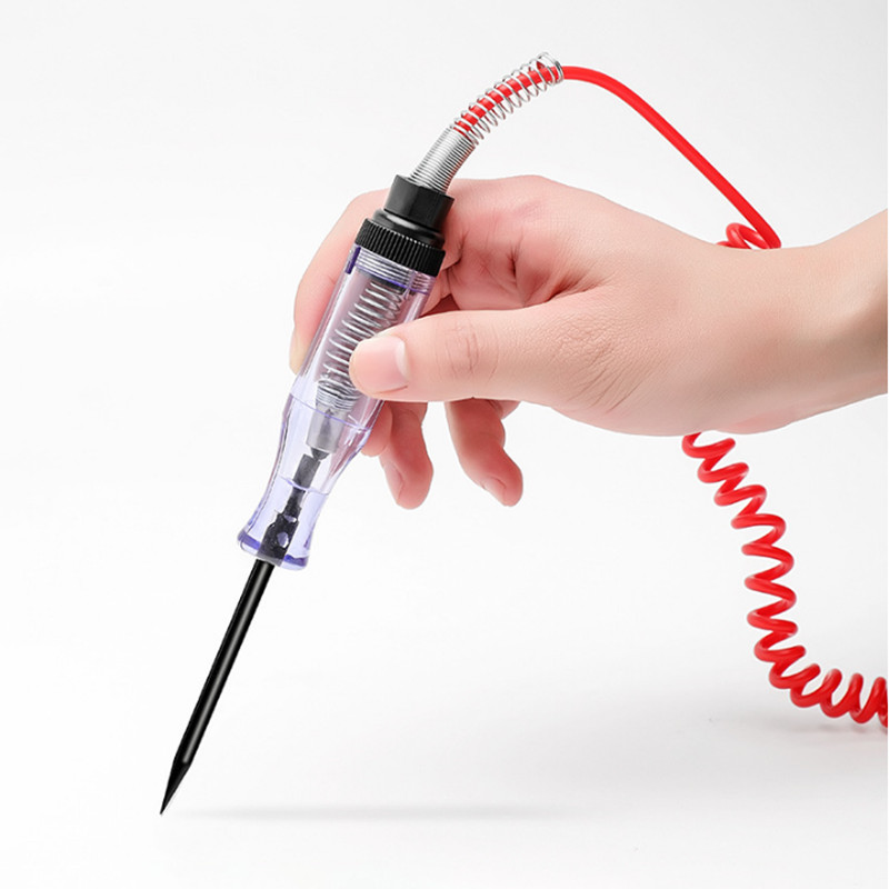 6V-24V automobilių grandinės įtampos testeris universalus bandymo rašiklis automobilinis sunkvežimis motociklas nuolatinės srovės grandinės testeris automobilio tikrinimo įrankis