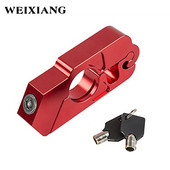 Universalus motociklo vairo saugos užraktas paspirtukas stabdys droselio rankena Apsauga nuo vagystės Apsaugos spynos aliuminio lydinio