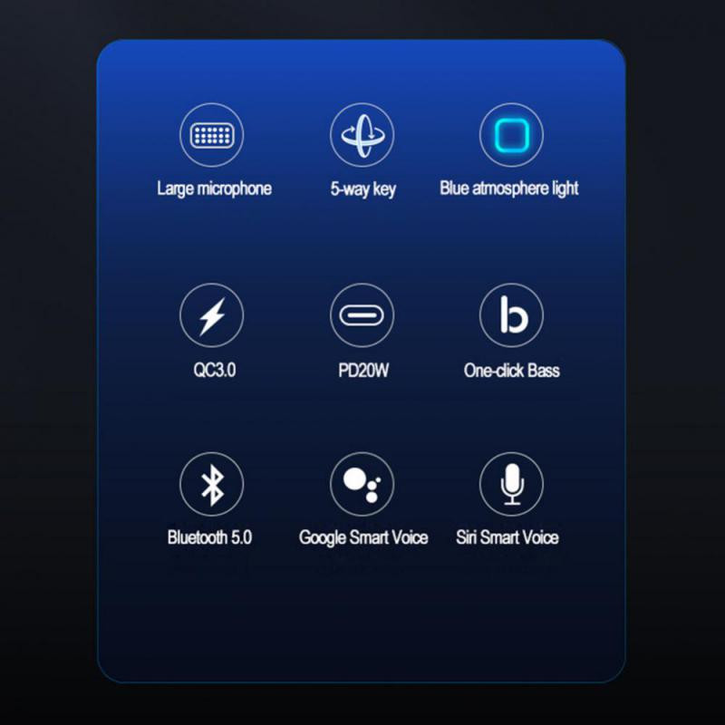 Mâini libere pentru mașină Transmițător FM Bluetooth 5.0 Receptor audio fără mâini Mâini libere pentru mașină Player MP3 pentru încărcător rapid Accesorii pentru mașină