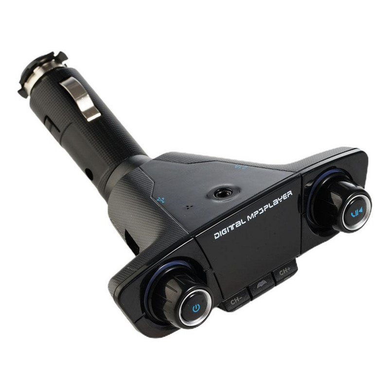 Maitinimas IŠJUNGTAS Bluetooth 5.0 FM siųstuvo moduliatorius laisvų rankų įrangos automobilinis rinkinys TF USB muzikos AUX garso MP3 grotuvas