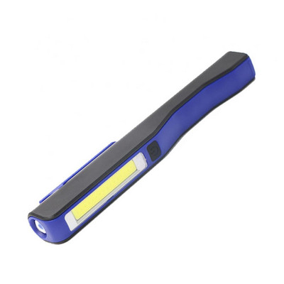 Автоматична COB LED светлина USB акумулаторна магнитна инспекция Работна джобна писалка Фенерче за инструменти за проверка Тестова лампа