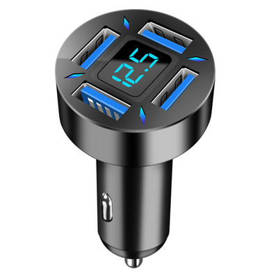 Încărcător auto Încărcare rapidă Adaptor brichetă 4 porturi USB A+USB C Încărcare rapidă pentru telefon