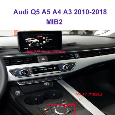 Vezeték nélküli Apple CarPlay Android Auto interfész Audi A3 A4 A5 A6 A7 A8 Q3 Q5 Q7-hez, Mirror Link AirPlay Car Play funkciókkal