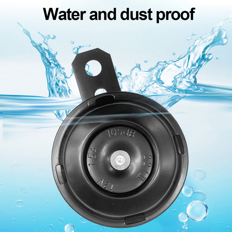 Claxon de bicicletă electrică rezistent la apă Trompetă electronică cu clopoțel tare 12V 24V 60V Bobine de cupru pur Fier general Clopot scuter motocicletă