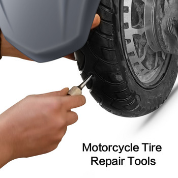 Автоматичен ремонт на гуми Plugger Tools Set Puncture Mushroom Plug Сонда Дюза Автомобил Мотоциклет Инструменти за ремонт на гуми за велосипед камион
