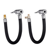 Autorehvi täitevooliku jaoks Täispuhutav õhupumba pikendustoru adapter Keerduv rehviühendus lukustusõhupadrun Auto remonditööriist