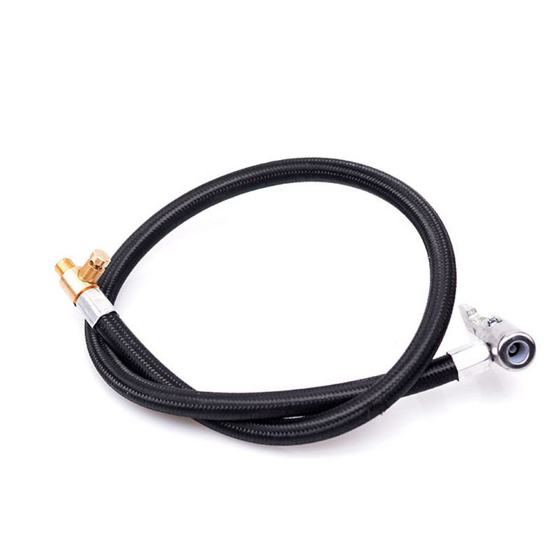 Autorehvi täitevooliku jaoks Täispuhutav õhupumba pikendustoru adapter Keerduv rehviühendus lukustusõhupadrun Auto remonditööriist