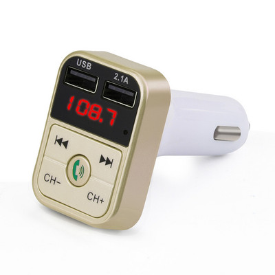 FM adók LCD MP3 lejátszó USB töltő USB Bluetooth adapter autós vezeték nélküli Bluetooth FM adóhoz Ingyenes kiszállítás